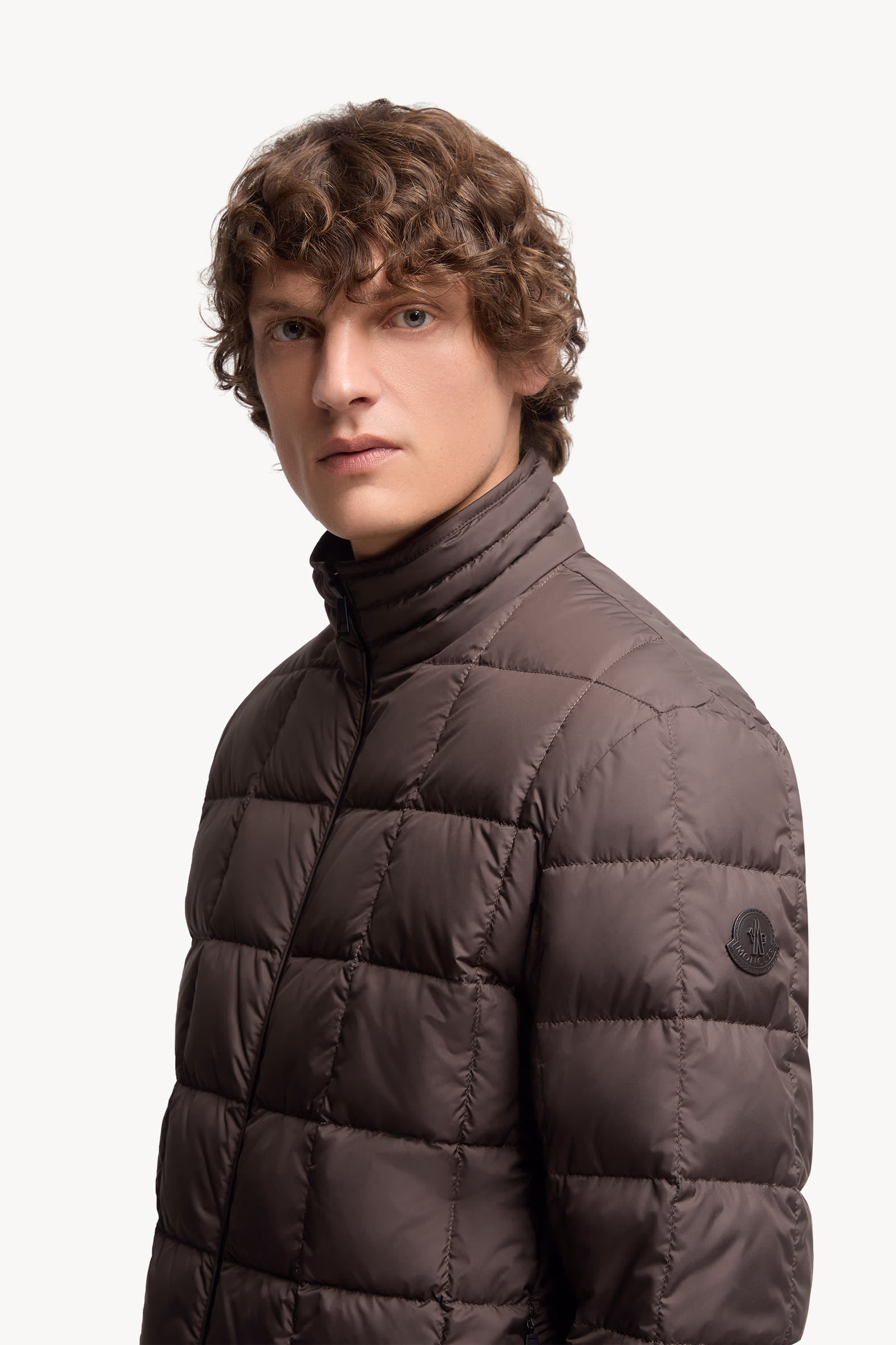 Livra Reversible Teddy Short Down Jacket Men Brown Moncler 7